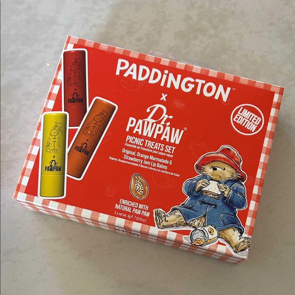 Picnic Treats Lip Balm Set - Orange & Red